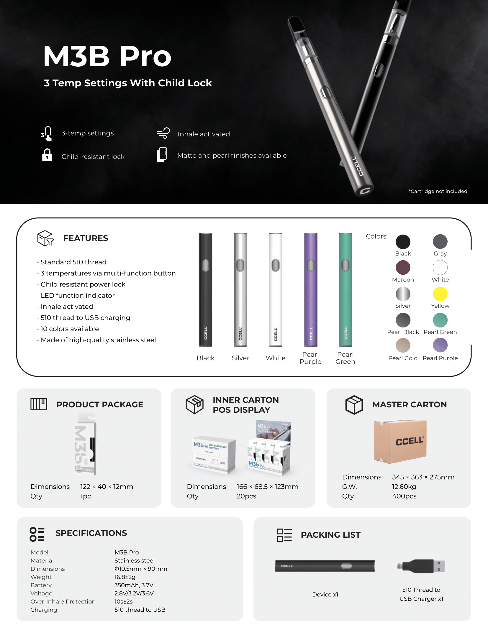 CCELL_M3B Pro_Sell sheet_20230509-1